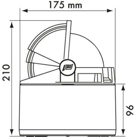 Plastimo COMPASS OLYMPIC135 BLKC BLKBIN