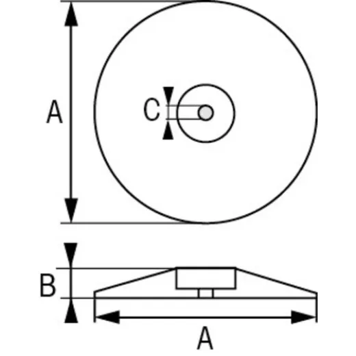 PLASTIMO Disc Anode 125mm Zink