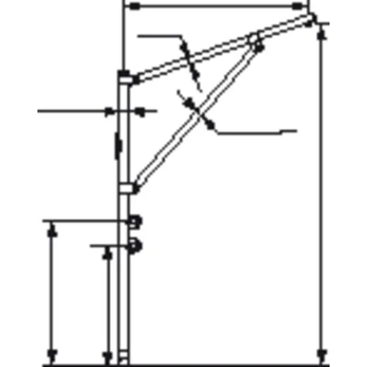 PLASTIMO LADEMAST KLAPP UND DEMONTIERBAR