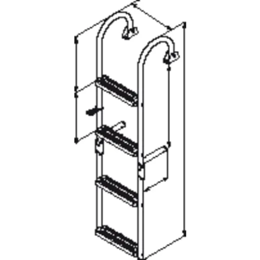 PLASTIMO LEITER ENGE STUFEN 22 180 GRAD