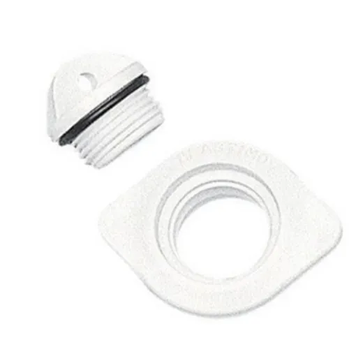 PLASTIMO Lenzstopfen Oval schwarz 1417N 10Stk
