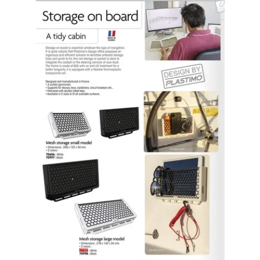 Plastimo Organizer Mesh L weiß