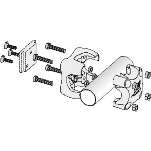 PLASTIMO PLASTICLIP FUER KOMPASS SCHWARZ