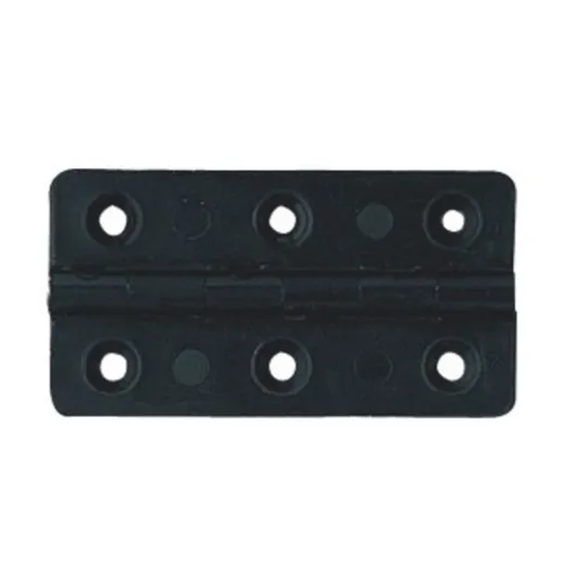 PLASTIMO SCHARNIERE OVAL 70X40 SCHWARZ X10