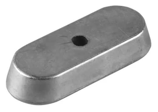 Plattenanode, oval Alu 64x25x12mm für Yamaha F6-F9,9PS