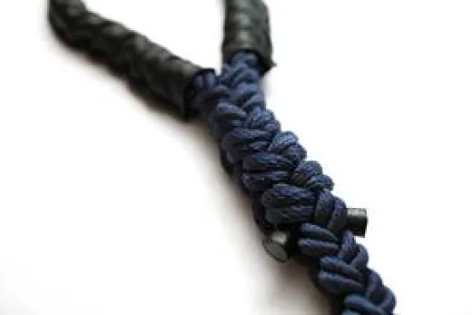 Polyester Quadrat-Festmacher weiß 14mm
