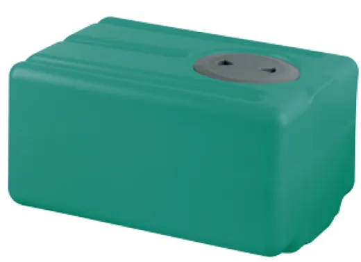 Polyethylen Trinkwassertank, 67l, 650x390x290mm (H: +30mm Einfüllsatz)