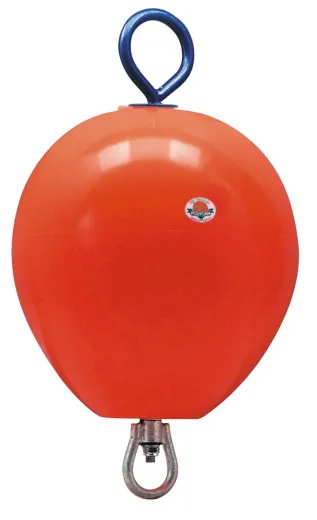 POLYFORM NO Festmacher-Boje CCE-4 PVC Ø540mm, Stange: 855mm, weiß