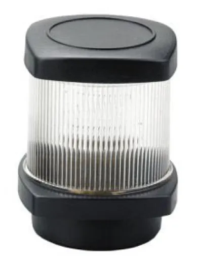 Positionslaterne, Ankerlicht, 12v/10w, 360°, 1nm, Schwarzes Gehäuse Mit Klarer Linse