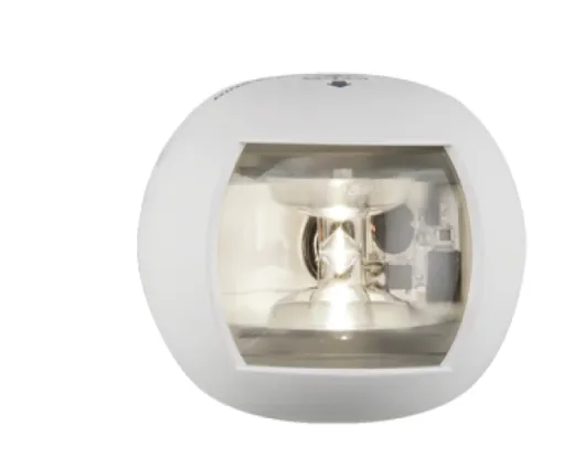 Positionslaterne Weiß, Hecklicht 135°, Led 12-24v, Weißes Kunststoffgehäuse