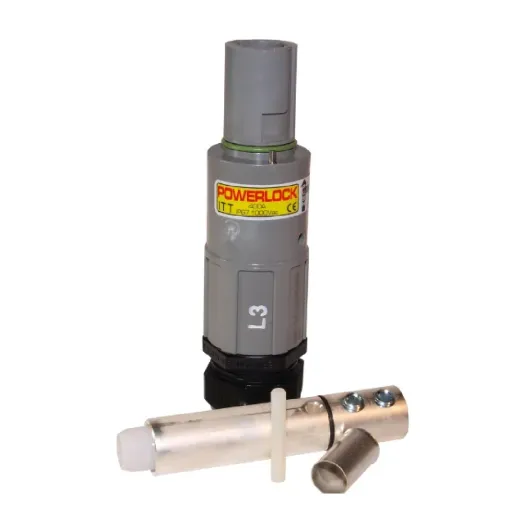 PowerLock LineDrain connector (L3: Phase 3/grau, 400A, 19-28 mm, M40A)