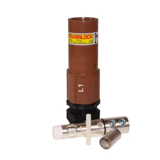 PowerLock LineSource connector (L1: Phase 1/braun, 400A, 19-28 mm, M40A)