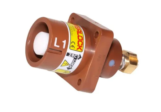 PowerLock PanelSource connector (L1: Phase 1/braun, 400A)
