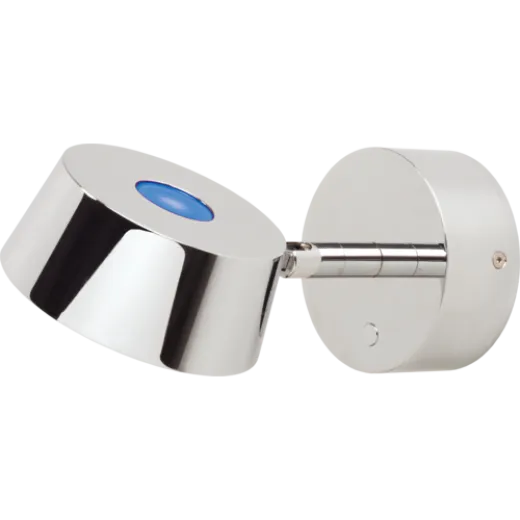 Prebit LANA mit USB chromglanz Blau
