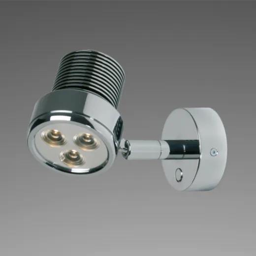 Prebit LED-Anbauleuchte R2HV, chrom-glanz,25°