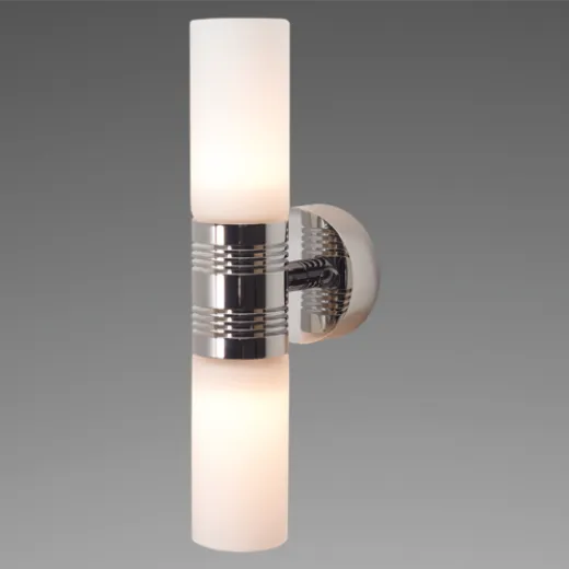 Prebit LED-Anbauleuchte W2HV, chrom-glanz, warmwei