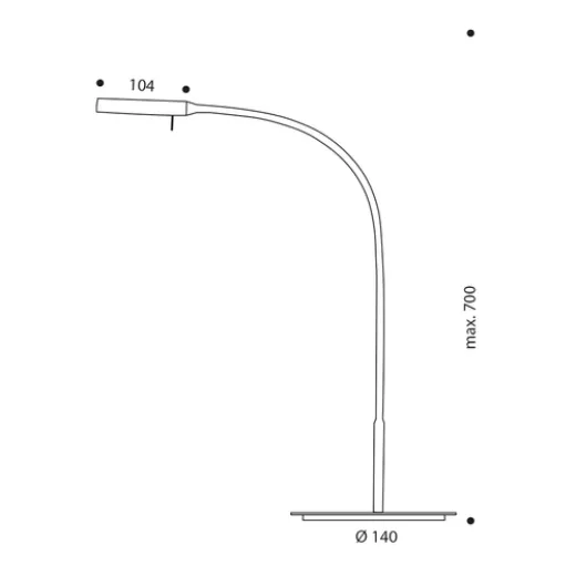 Prebit LED-Tischleuchte Flex07