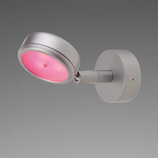 Prebit LEDAnbauleuchte F5 chromglanz rotwarmw