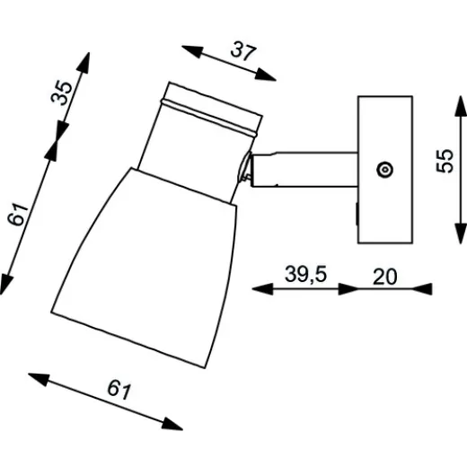 Prebit LEDAnbauleuchte R11 mit USB