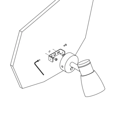 Prebit LEDAnbauleuchte R12 D2W GG SH