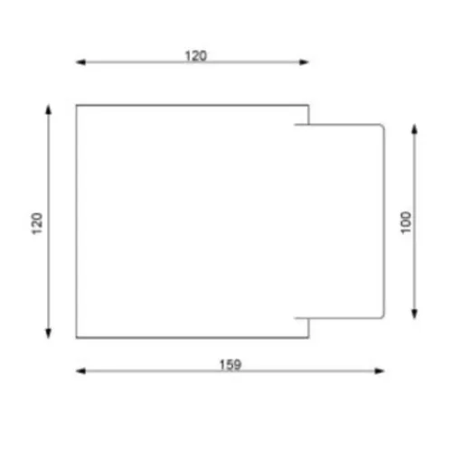 Prebit LUCY Glasschirm silber 12V24V