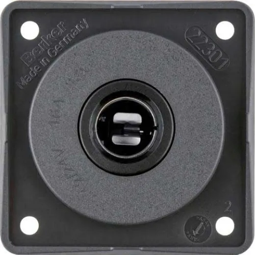 Prise de courant 12 / 24V pour petite broche - Anthrazit matt