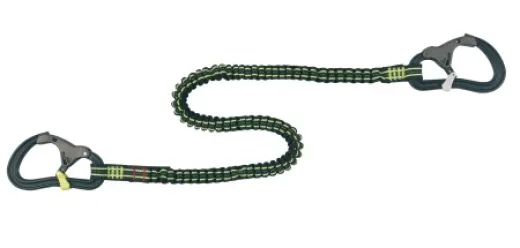 PROLINE Lifeline 2m elastisch 3 Sicherheitshaken