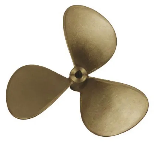Propeller Bronze, 3-Blatt, C7-Modell 16" x 15", Welle Ø30mm, Konus 1:10, Links
