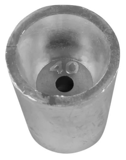 Propelleranode, Mutter Zn 51mm, Bohrung 8,5mm für Radice mit Welle 40mm
