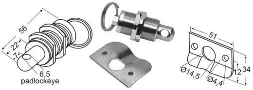 Push-Lock-Edelstahl