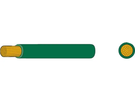 PVC Dünnwandkabel 1x2.5mm² grün