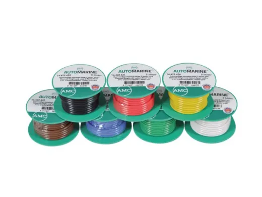 PVC Dünnwandkabel 1x2.5mm² grün (5m)