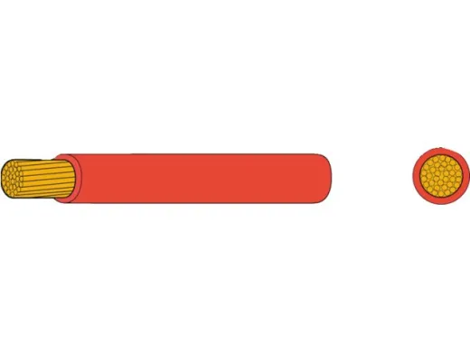 PVC Dünnwandkabel 1x2.5mm² rot