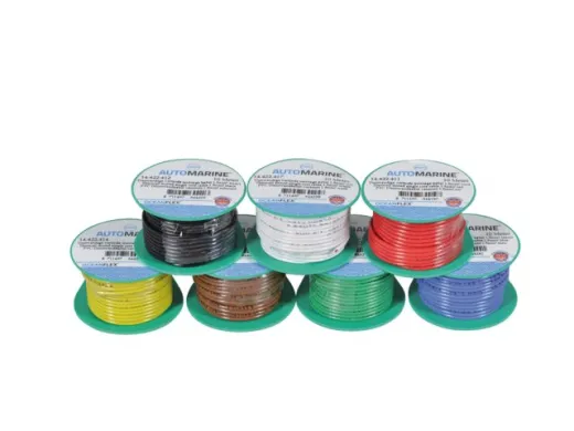 PVC Dünnwandkabel verzinnt 1x1.5mm² weiß (10m)