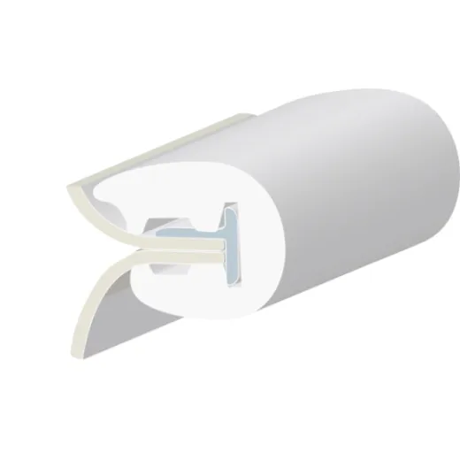 PVC-Scheuerleiste L-1 Rollenlänge 16M Weiß