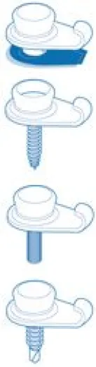 Q-stud (C) AISI 316 VP=100 St.