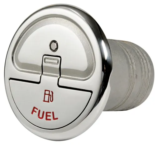 Quick Lock Tankdeckel (Fuel, Ø50 mm, Edelstahl 316, recht)