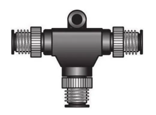 Quick PCS/CHC3 TCN M-M-M T CAN CONNECTOR