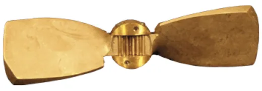 Radice 2-Blatt Bronzener Faltpropeller Für Saildrive, 16"X11", Links (Volvo/Yanmar/Technodrive & Nanni)
