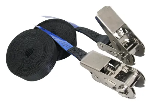 Ratschenspanngurt 25mm jeweils 2-teil0.4+4.6m schw