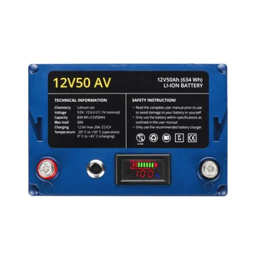Rebelcell 12V50 AV liion accu 634 Wh