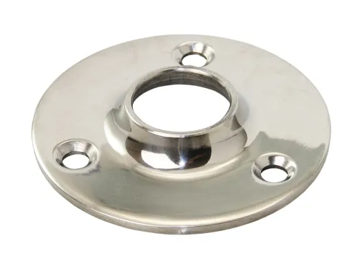 Relinganschweißfuß rund AISI316 90° für 25mm Rohr