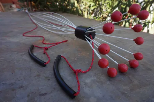 Relingshalterung teleskop für Möwenschutz (1-1.5m)