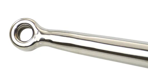 Relingstütze 450mm Edelstahl 1 Durchzug 25mm