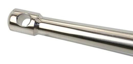 Relingstütze 610mm Edelstahl mit 2.Durchz. 25.4mm
