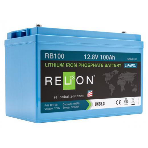 Relion Lithium-Ionen-Batterie LiFePO4 12.8V 100Ah