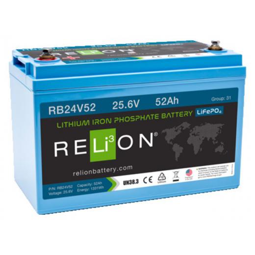 Relion Lithium-Ionen-Batterie LiFePO4 25.6V 52Ah