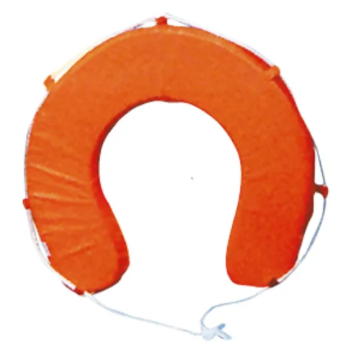 Rettungskragen Modell 'Commodore', Hufeisen, Orange