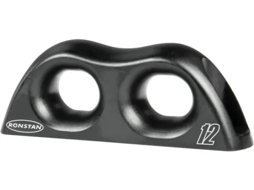 RF8092-12 Ropeglide Fairlead double schwarz 12mm