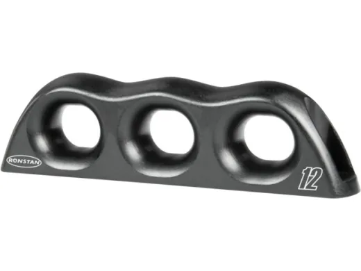 RF8093-12 Ropeglide Fairlead triple schwarz 12mm